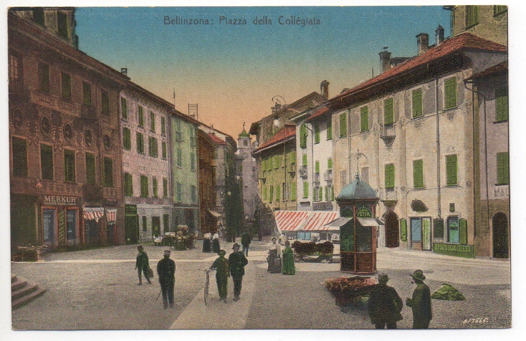 Ansichtskarten: BELLINZONA Piazza della Collegiata – Neu (gemäss Beschreibung) aus Jona von philajona