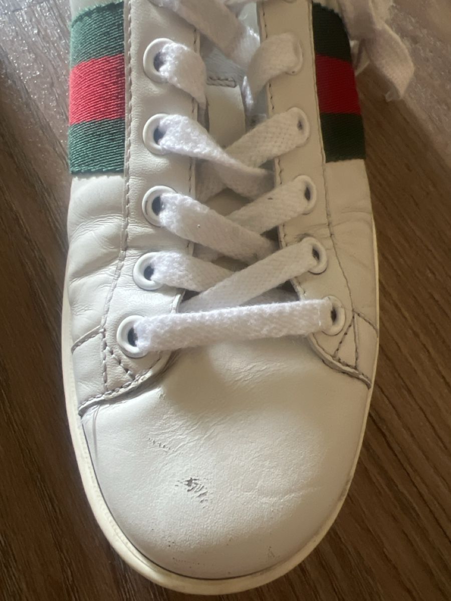 Gucci Scarpe da donna: Gucci Sneaker Leder weiss Grösse 37 gebraucht – Usato da Illnau venduto da Michele0210_ 4