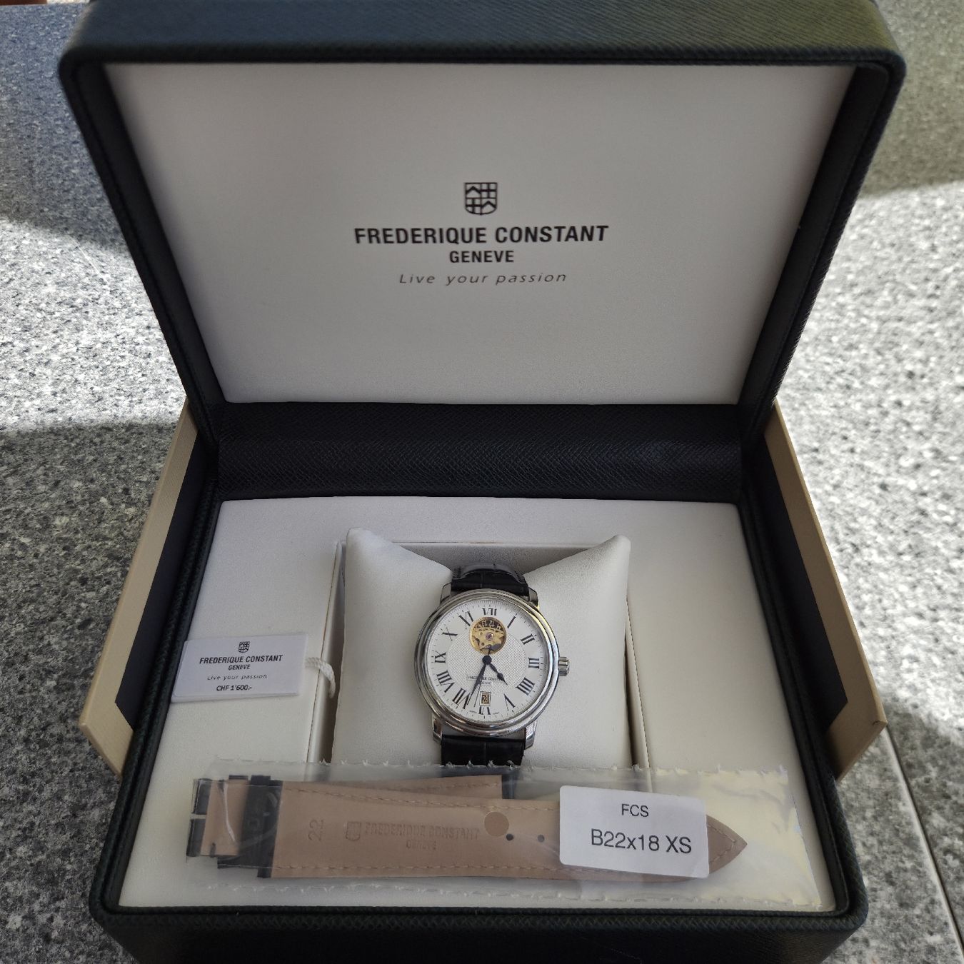 Frederique Constant Orologi: Frédérique Constant Classic Heart Beat – Usato da Cossonay-Ville venduto da JD-H 2