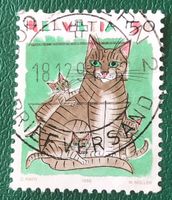 Nr.790 mit VollStempel Katzen 1990 Bern