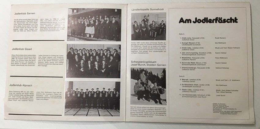 Dischi in vinile: Am Jodlerfäscht (LP) – Usato da Grüningen venduto da azulmarron 1