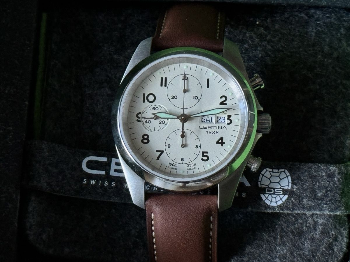 Certina Orologi: Toller neuer Herrenchronograph Certina DS Pilot, Automatic – Nuovo e nell'imballaggio originale da Rünenberg venduto da Fendi02 2