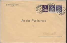 1931 Brief KÜSSNACHT am RIGI Misch-/Mehrfachfrankat. ab 1.-