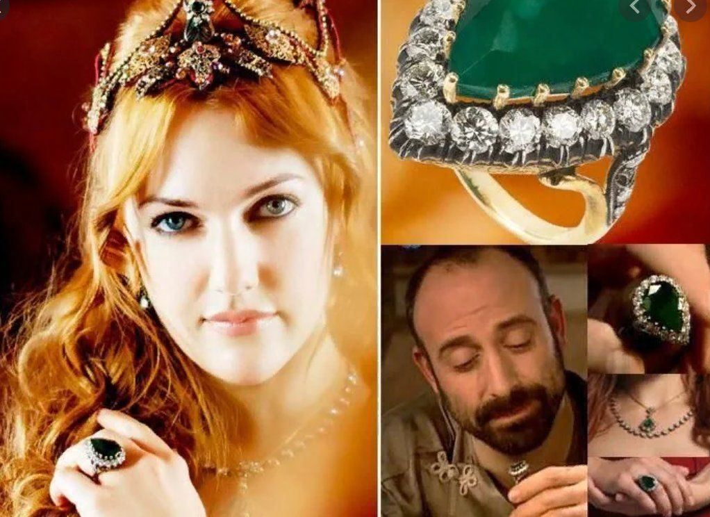 Anelli: Synthetic EMERALD RING 53mm – Nuovo e nell'imballaggio originale da Genève venduto da AGBERG 5