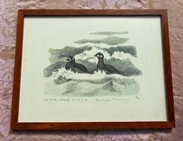 Lithographie de Dominique Cosandey - 1989