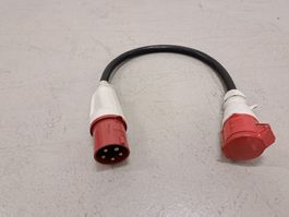 Starkstromadapterkabel CEE 63 (male) auf CEE 32 (female)