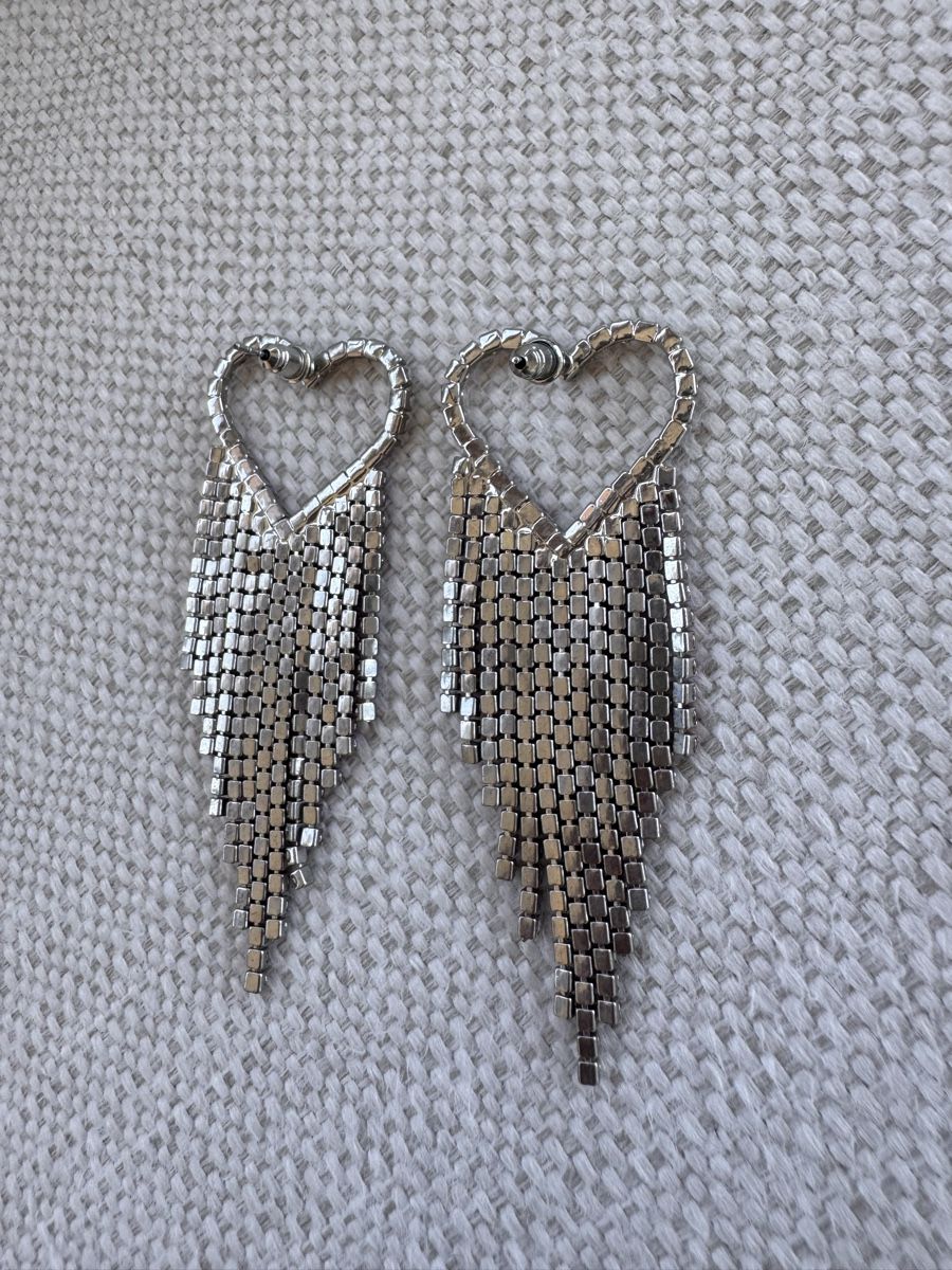 Orecchini pendenti & Orecchini a lobo: Herzohrringe XL Strass Modeschmuck – Nuovo (secondo la descrizione) da Altendorf venduto da PiaLang 2