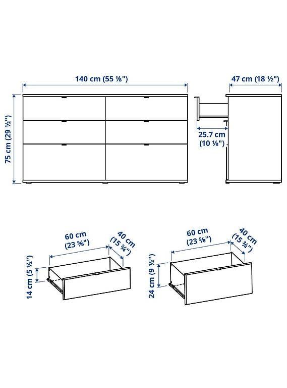 Ikea Kommoden: VIHALS Kommode Ikea - NEU – Gebraucht aus Wünnewil von april24 3