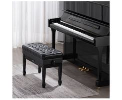 Klavierbank Hocker Tastaturbank Pianobank höhenverstellbar