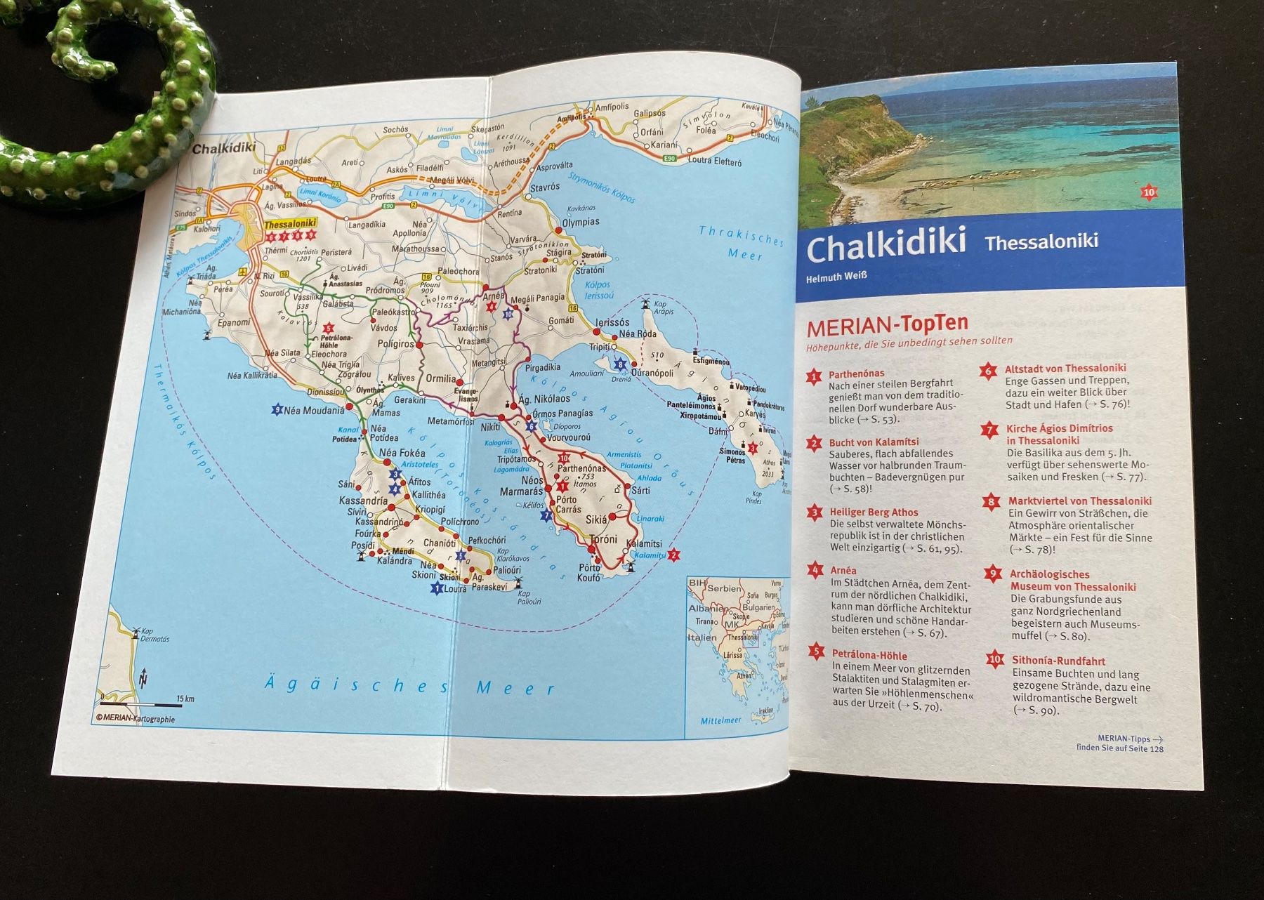 Libri: CHALKIDIKI / MERAN LIVE ! / REISEFÜHRER – Usato da Nussbaumen AG venduto da schuba2000 4