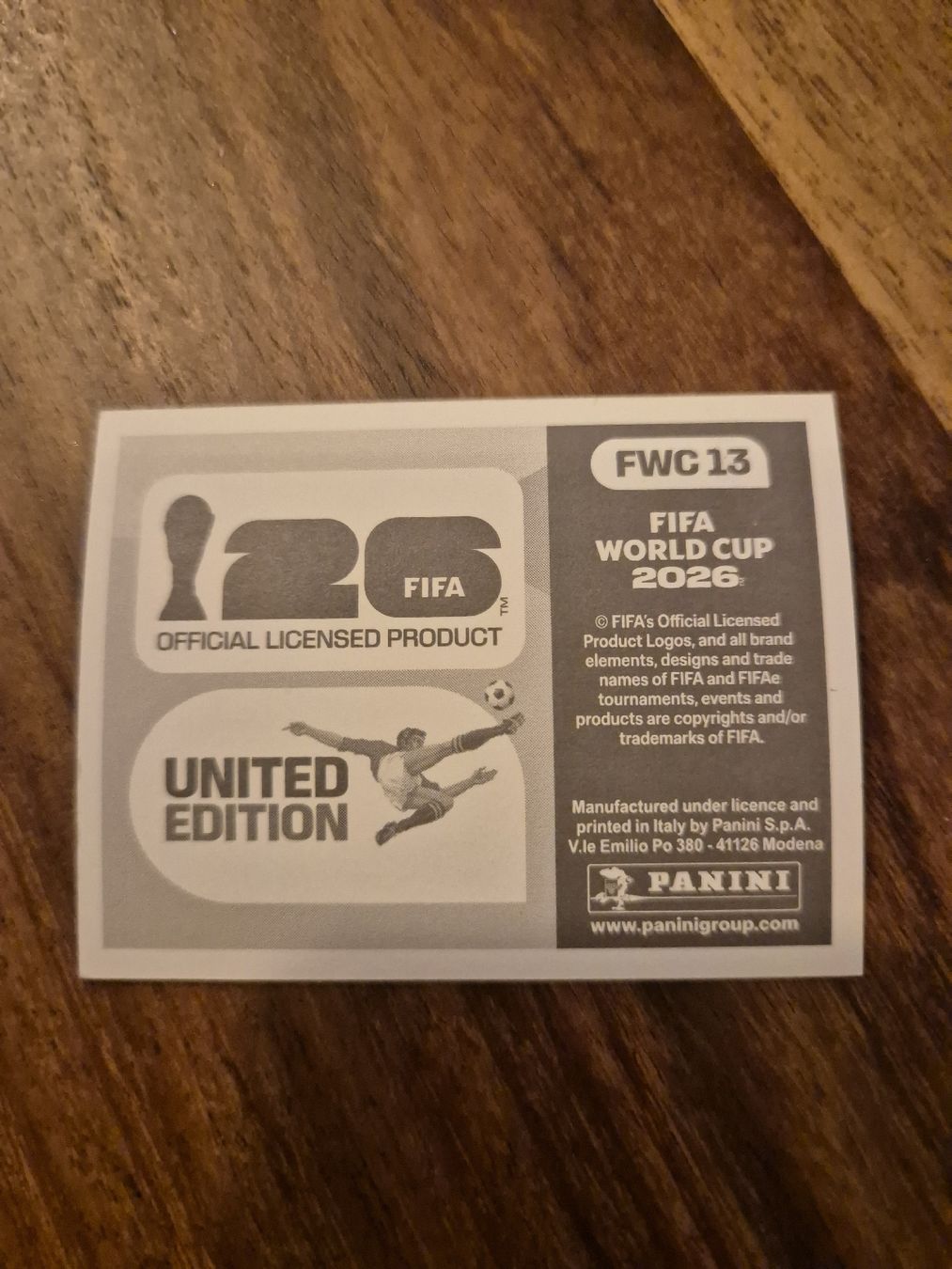 Panini Carte collezionabili: WM Panini FWC 13 – Nuovo (secondo la descrizione) da Volketswil venduto da 2000ra 1