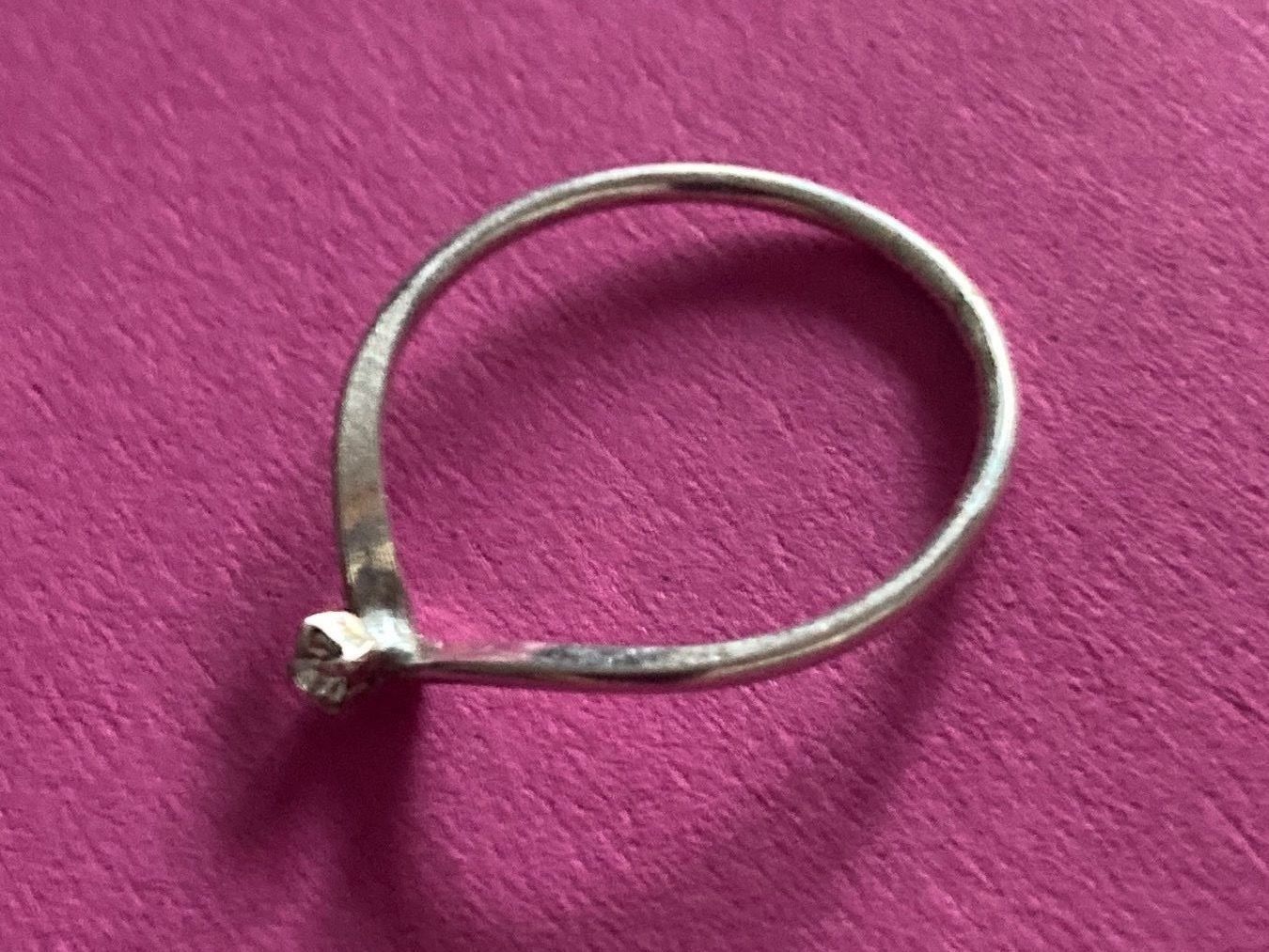 Anelli: Silberring vögeli-v (Ringgrösse.53) – Usato da Laufen venduto da belleskulptur 4