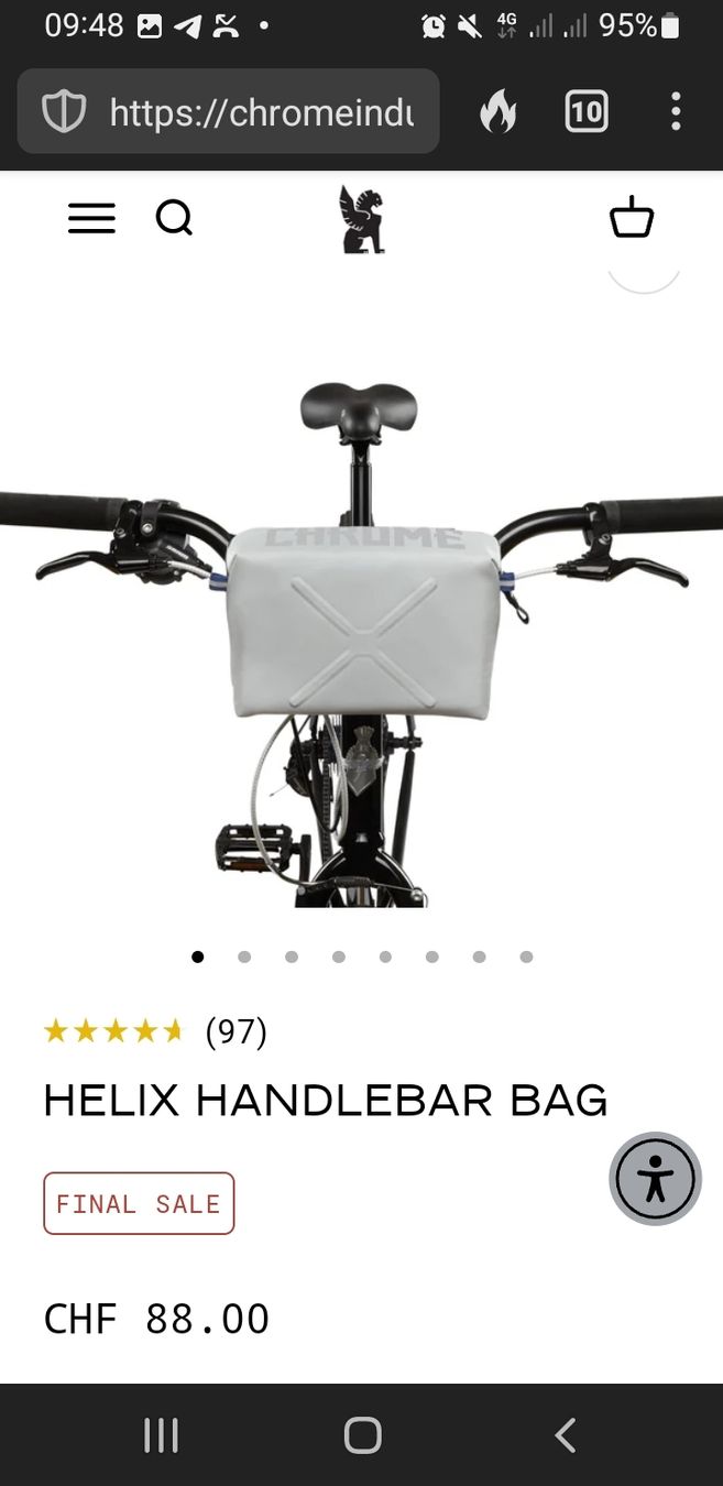 Ersatzteile: Chrome Helix handelbar sling bag – Neu und originalverpackt aus Lausanne von Esbraf1 1