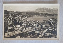 Luzern, Werbeaufdruck Hotel Gütsch Bahn