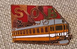 B143 - Pin SOB Bahn Zug Train Lokomotive