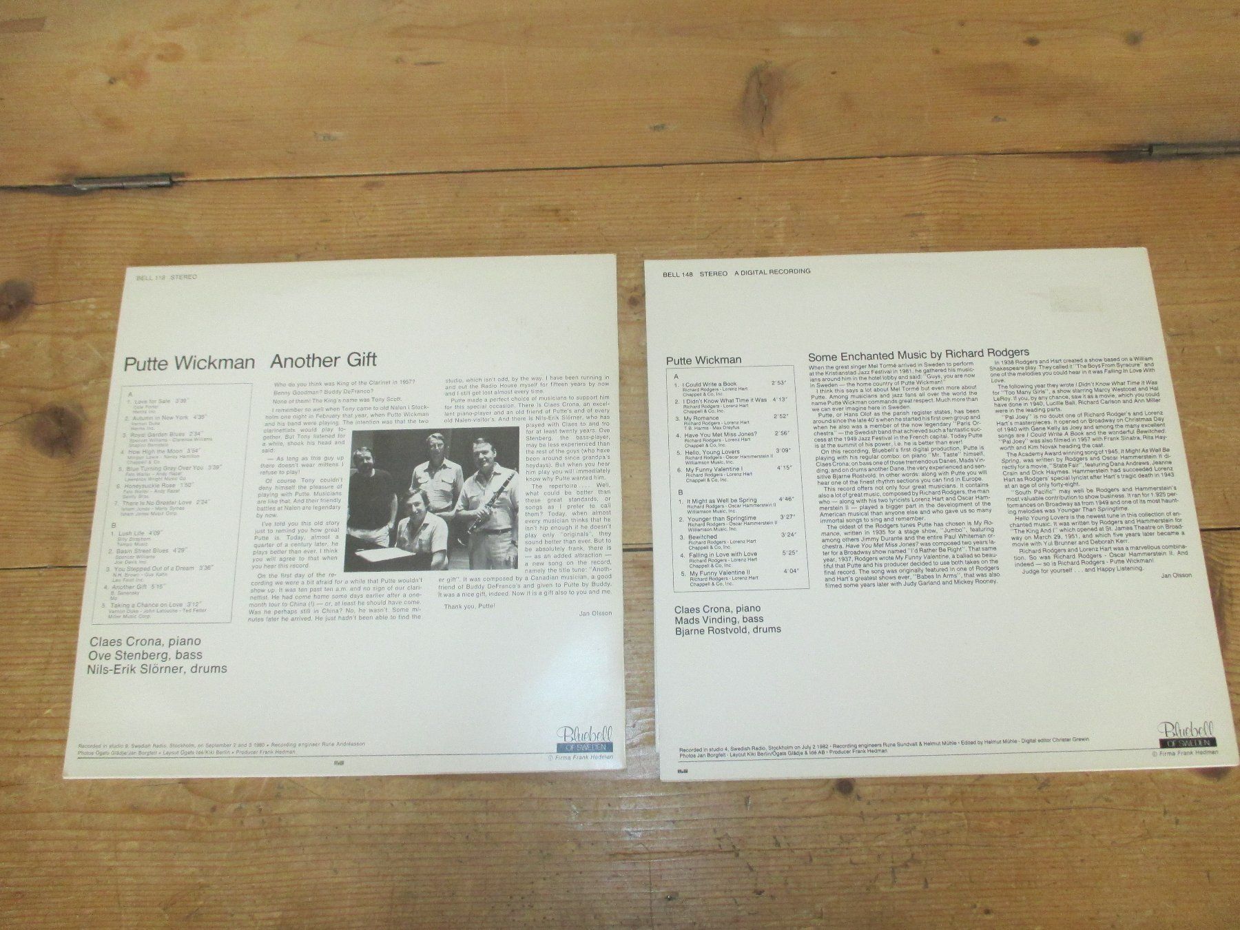Schallplatten: Putte Wickman - 2 LPs - Jazz – Gebraucht aus Flims - Dorf von Stagediver 1