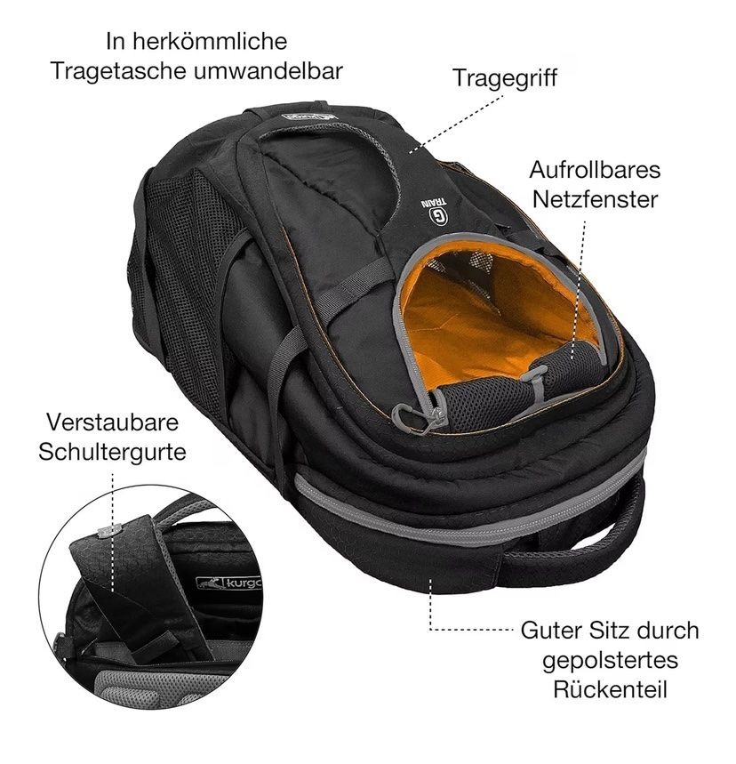 Zaini: Hunderucksack Kurgo G-Train – Usato da Thierachern venduto da reten 7