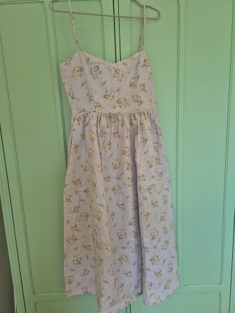 Leichtes Sommerkleid floral Blumenmuster S