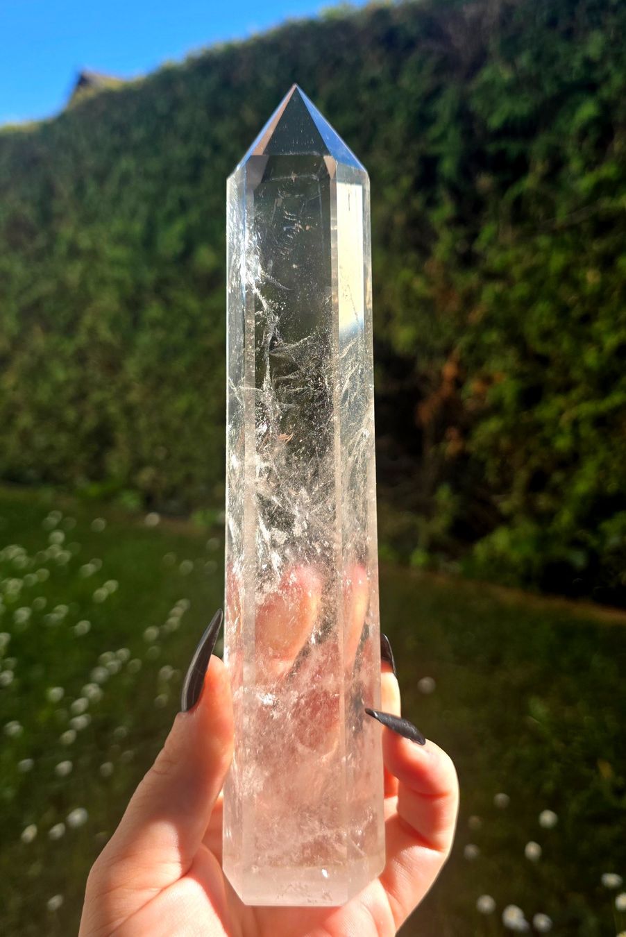Mineralien & Heilsteine: Bergkristall Obelisk M3 465g – Neu und originalverpackt aus Matzingen von Shay_Crystalz