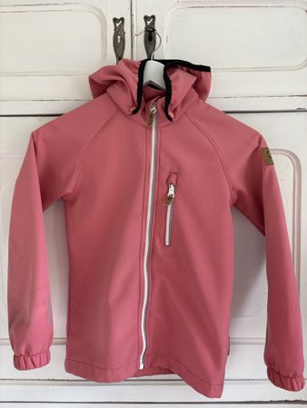 Reima Kinder Softshell Jacke, 128 rosa