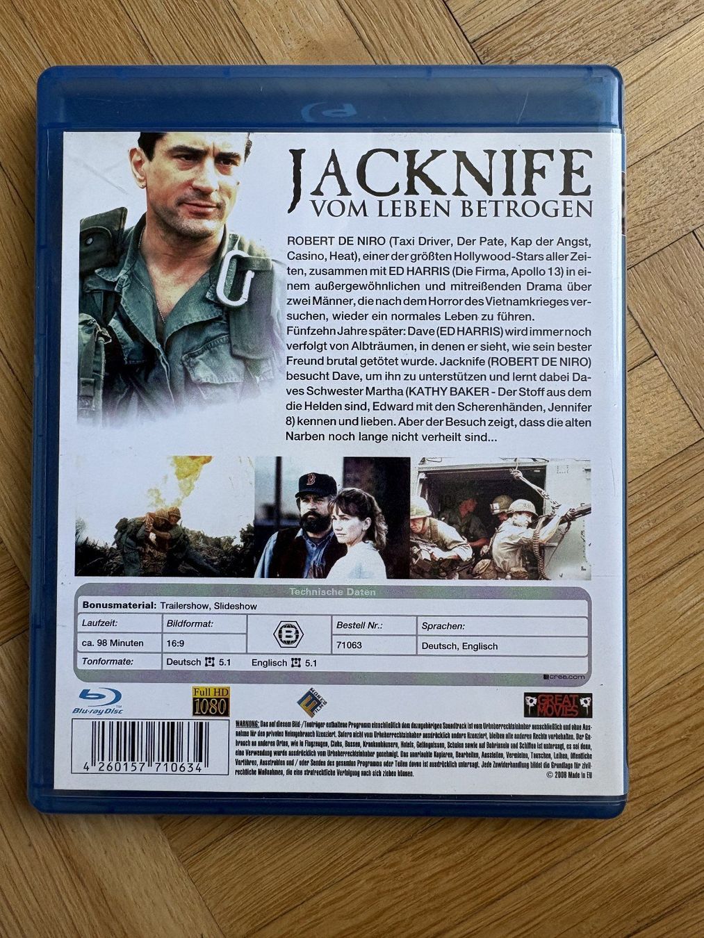 Tutti i DVDs: Jacknife - Blu-ray – Nuovo (secondo la descrizione) da Zürich venduto da Malcom 2