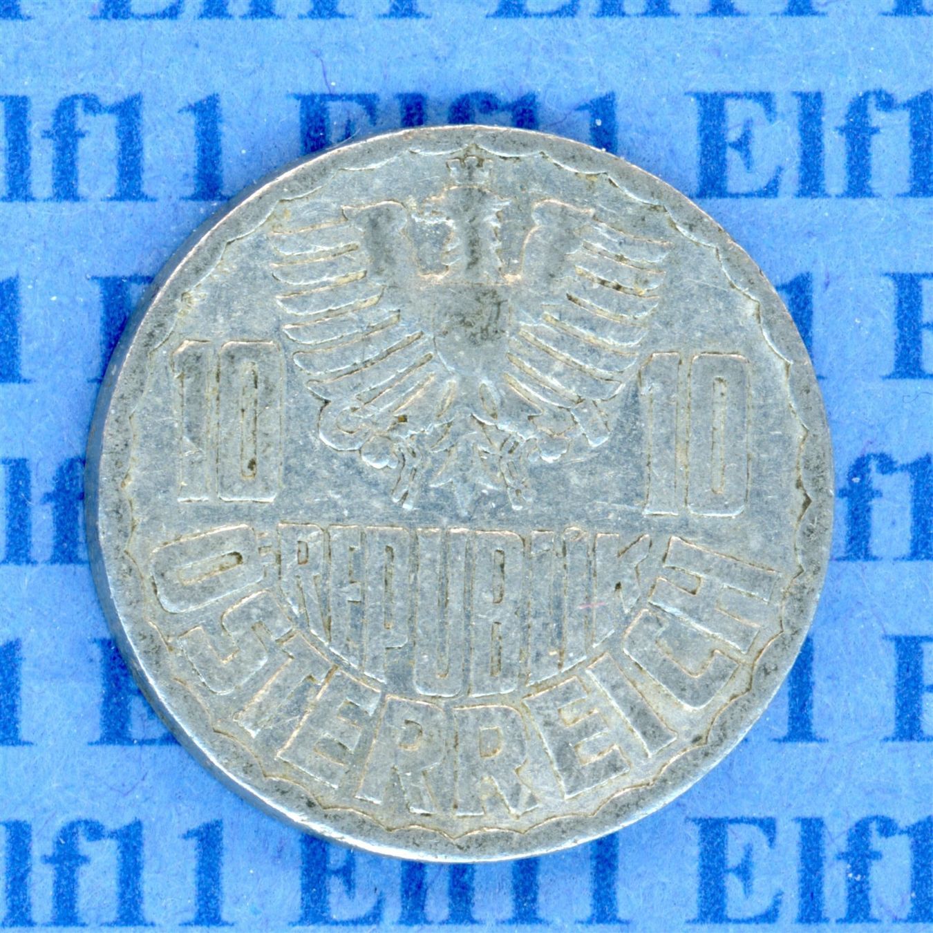 Tutti le monete: ATS___0.10 1953 ss 10 Groschen – Usato da Widnau venduto da Elf11 1
