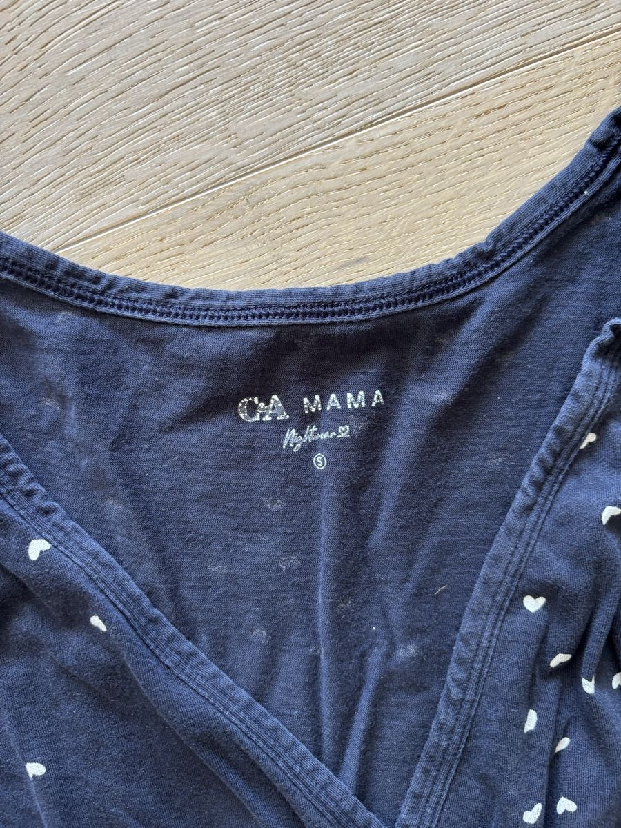 Negligees & Pigiami: C&A Mama Pyjama Set, size S, dark blue with dots, soft – Usato da Männedorf venduto da aztamindenet 1