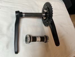 Race Face Fatbike Kurbel 175mm und BSA Tretlager 100mm