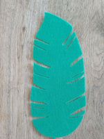 5 Stk Filz Blätter 21*8.7 cm Felt Leaves