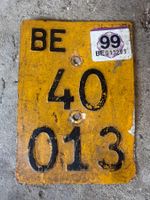 BE Mofa Nummernschild 40 013
