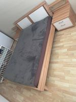 Doppelbett 160 x 200 cm inkl. 2 Nachttische