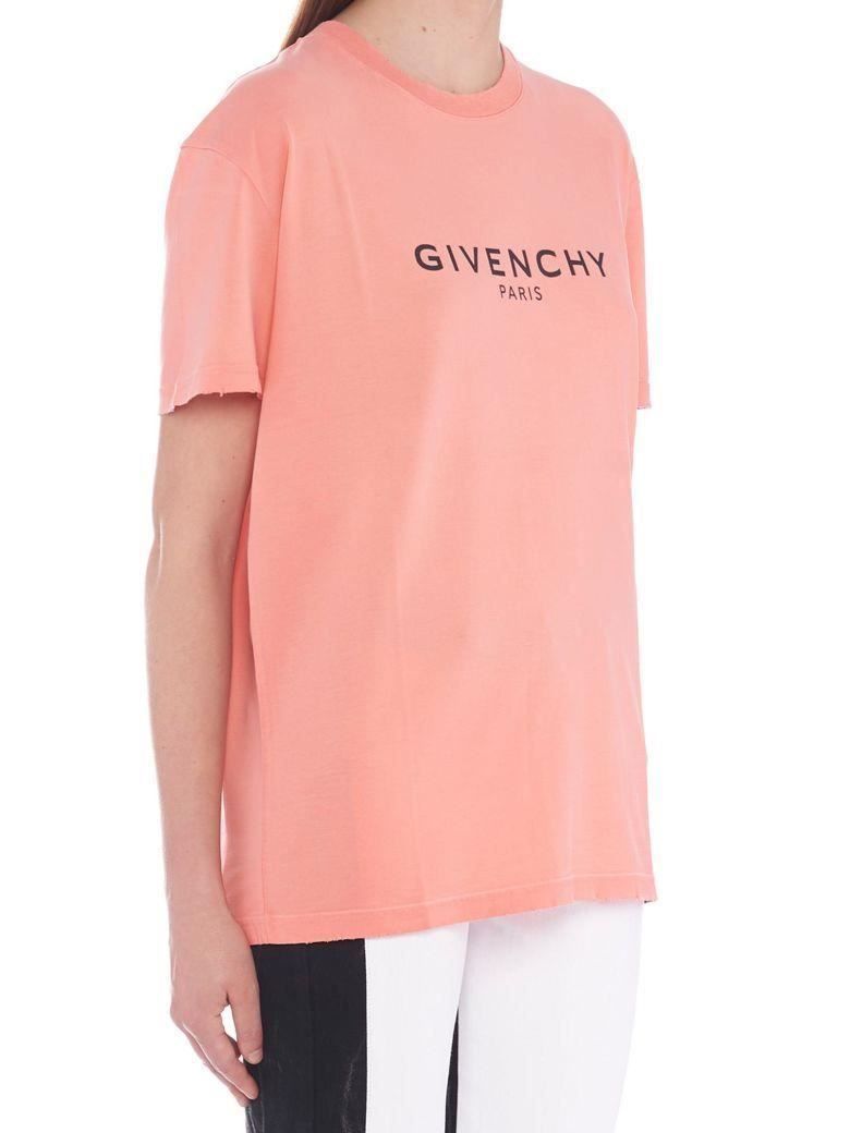 Givenchy T-shirt: GIVENCHY Logo T-Shirt - Coral Gross S – Nuovo e nell'imballaggio originale da Cham venduto da Trendy_Outlet 4