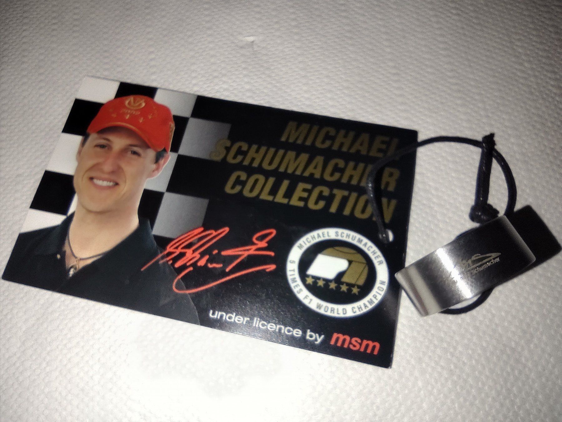 Anelli: MICHAEL SCHUMACHER FINGERRING ** NEU ** ORIGINAL MERCHANDISE – Nuovo (secondo la descrizione) da Lupfig venduto da Womewome