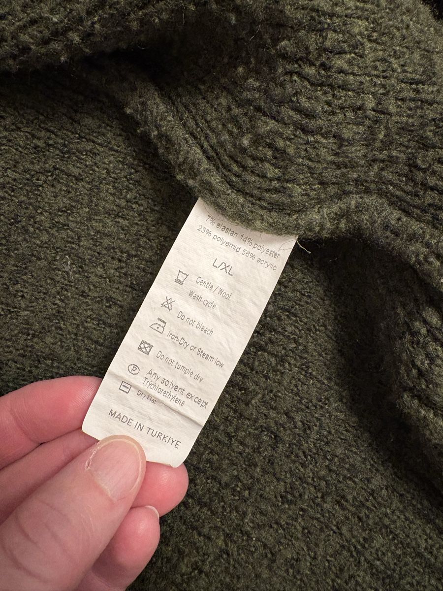 Pulls & Sweat-shirts: Comfy- oversized grüner Pullover Hoodie, Grösse L/XL – D'occasion à Steffisburg par Gretchenfrage 2