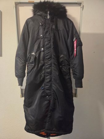 Alpha Industries Langer Wintermantel Damen Gr. M
