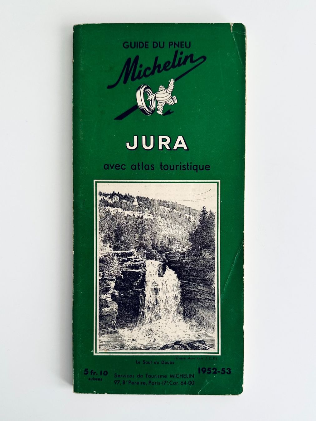 Libri: Jura 1952-53: Guide Vert Michelin – Usato da Zürich venduto da arn___