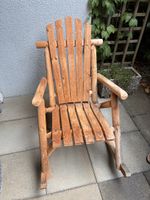 Holz Gartenstuhl mit Polster guter Zustand