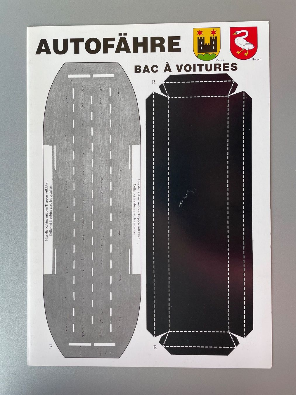 Kit bricolage: Modellbogen / Bastelbogen Autofähre, 2003 – Nuovo (secondo la descrizione) da Füllinsdorf venduto da bienli 1