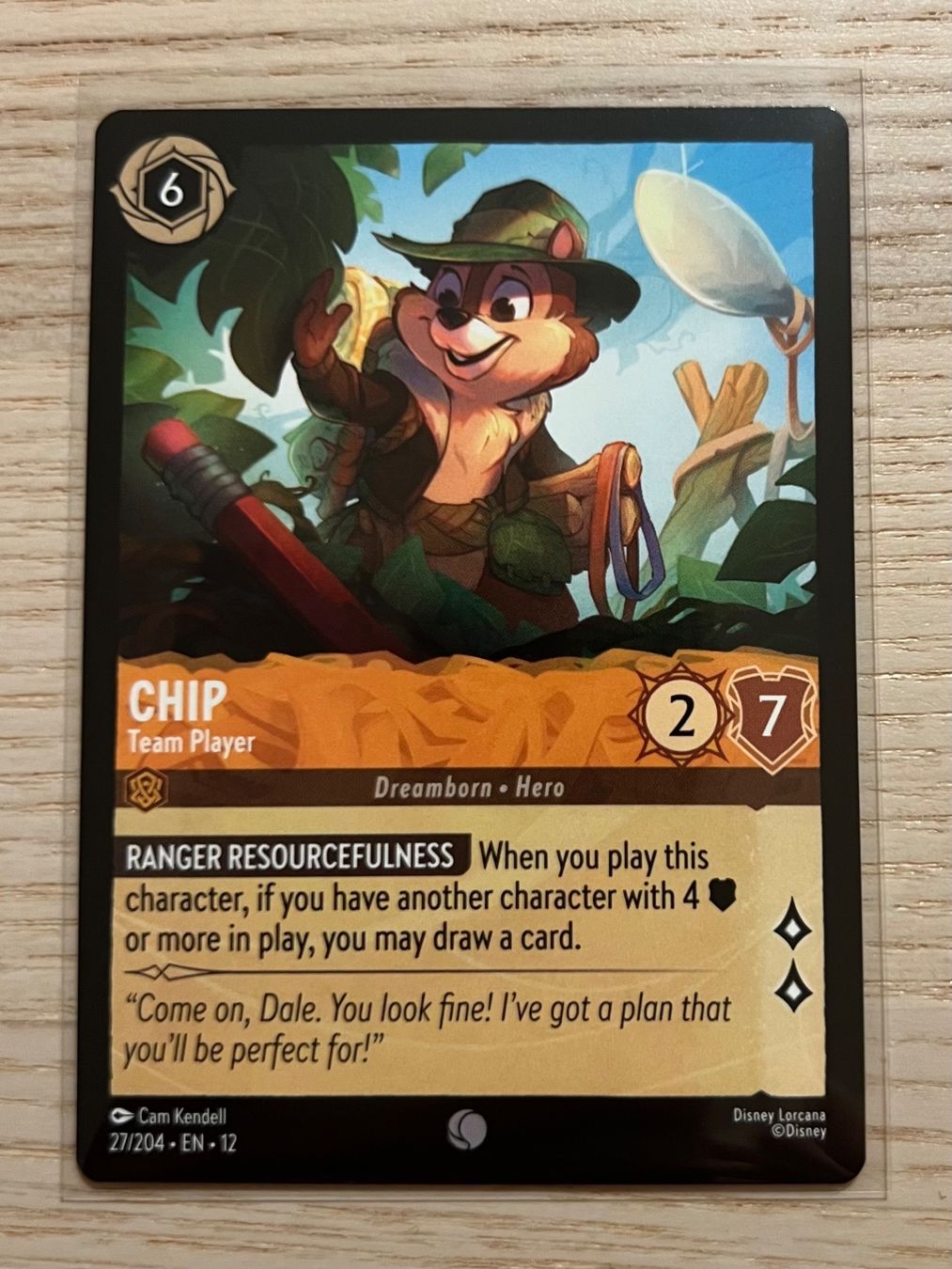 Disney Sammelbilder & Trading cards: Chip 27 EN Disney Lorcana Wilds Unknown 12 – Neu (gemäss Beschreibung) aus Rafz von SaintCruz