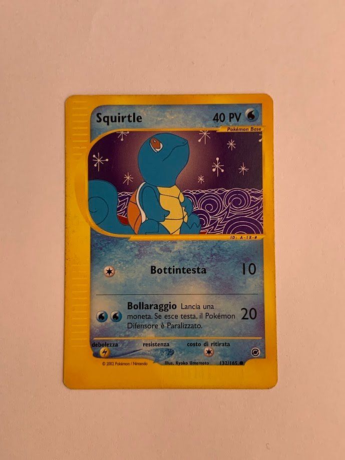 Pokémon Carte collezionabili: Pokemon Squirtle - 132/165 – Usato da schaan venduto da Schokoloco