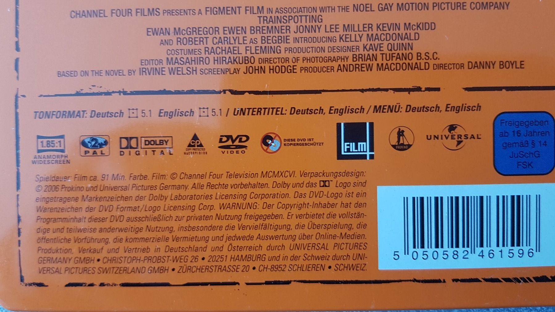 Alle DVDs: DVD Trainspotting / Steelbook – Gebraucht aus Oetwil am See von fineli2 1
