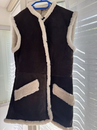 Warme Shearling Weste, Grösse M, Perfekt für den Winter