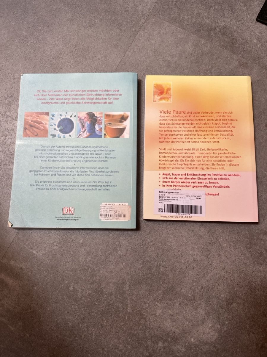 Libri: 2 Ratgeber Kinderwunsch, Fruchtbarkeit – Usato da Flanthey venduto da ale_xandra 1