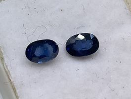 Saphire Paar 1.08 ct. zusammen