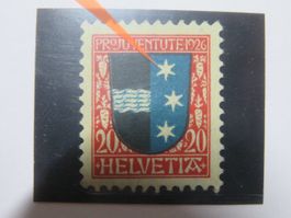 Abart Pro Juventute J39.1.12 (*) ob. Stern Zacke Richt. 10 U