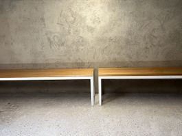 Sitzbänke Eiche massiv Swissmade
