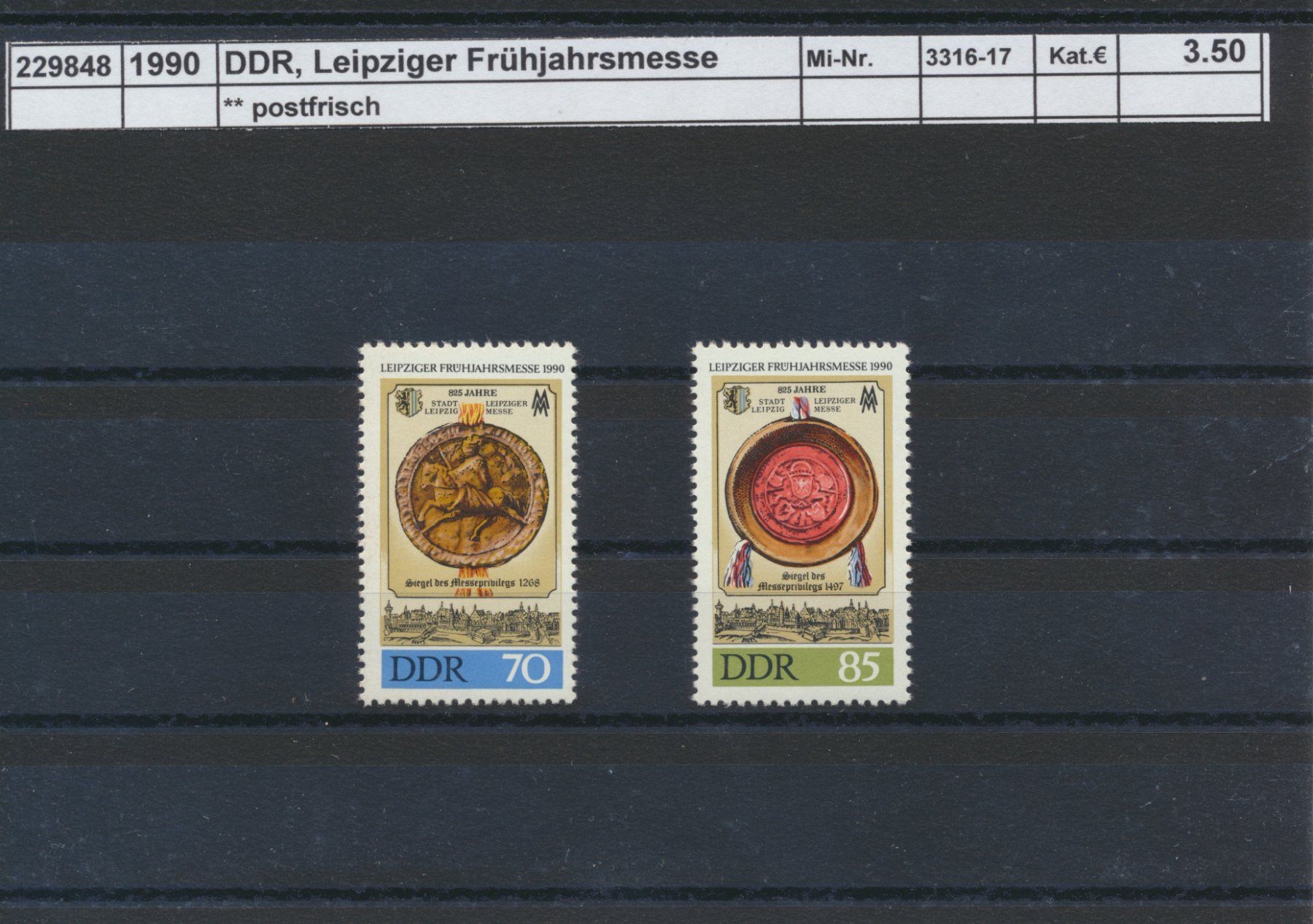 1990 DDR, Leipziger Frühjahrsmesse, ** postfrisch | Kaufen auf Ricardo
