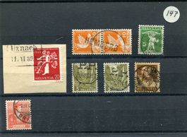 Kleines Lot mit interessanten Stempel