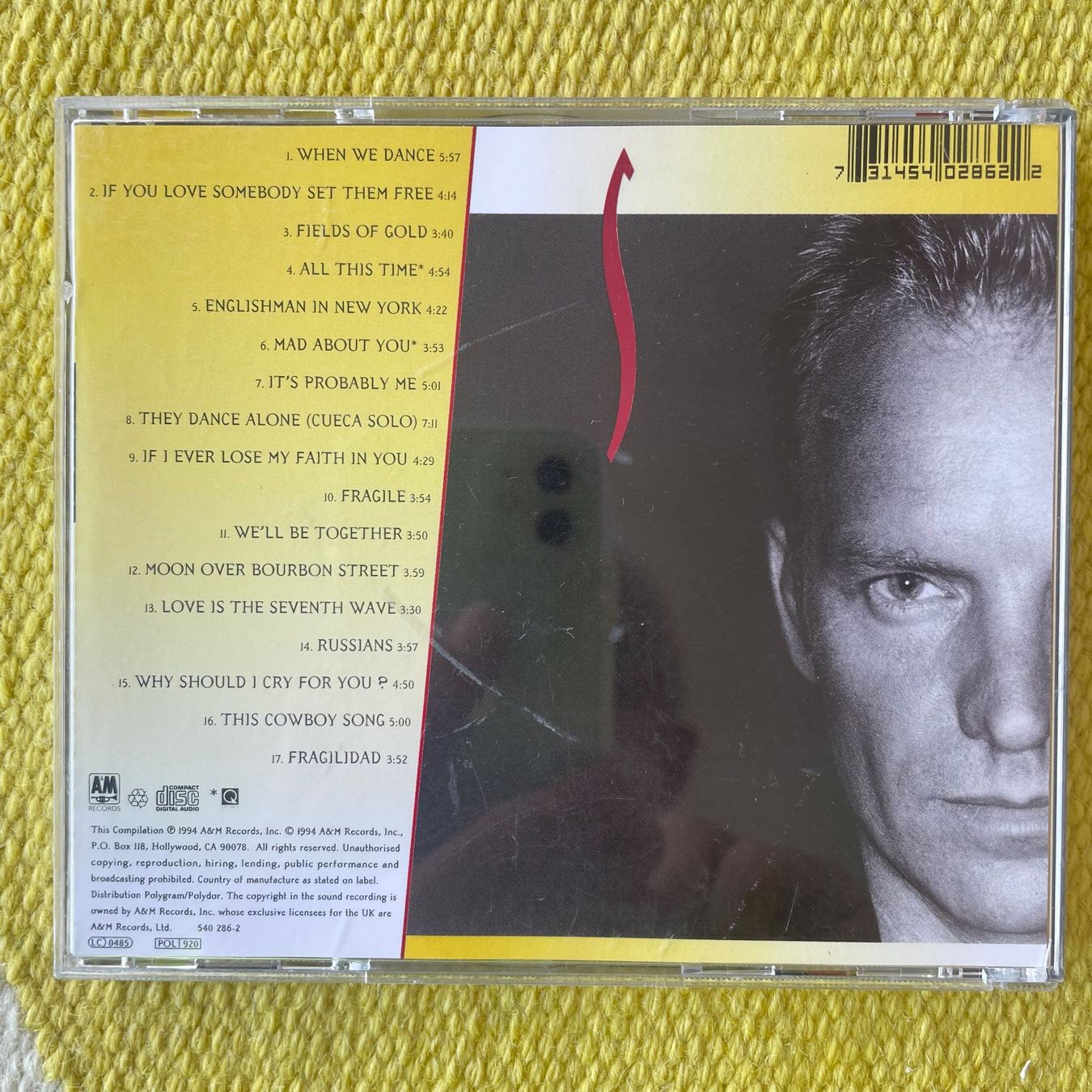 CDs: STING-THE BEST OF – Gebraucht aus Rorschacherberg von CD-Roli 1
