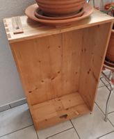 HOLZ Bücherregal auf Rädern